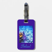 Belize-Gepäckanhänger Gepäckanhänger (Rückseite vertikal)