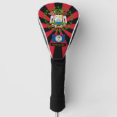 Belize Golf & Premium Belizean Flag / Patriots Headcover (Vorderseite)