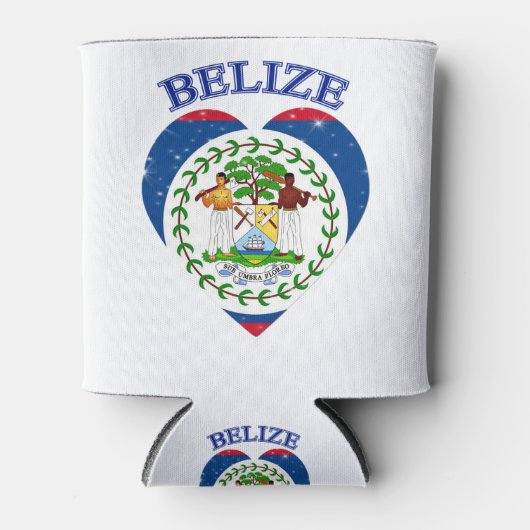 Belize Heart Dosenkühler (Vorderseite)