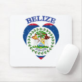 Belize Heart Mousepad (Mit Mouse)