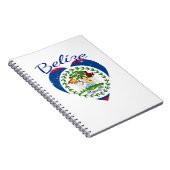 Belize Heart Notizblock (Rechte Seite)