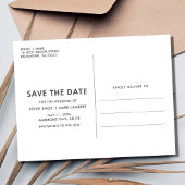 Belize-Hochzeit in Urlaubsort Save the Date Ankündigungspostkarte