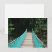 Belize Holzbrücke Postkarte (Vorne/Hinten)
