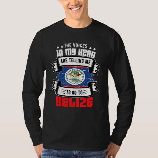 Belize in meinem Kopf T-Shirt (Vorderseite)