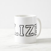 Belize Kaffeetasse (VorderseiteRechts)