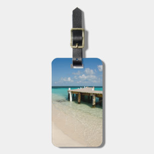 Belize, Karibik, Goff Caye. Eine kleine Insel Gepäckanhänger