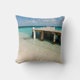 Belize, Karibik, Goff Caye. Eine kleine Insel Kissen