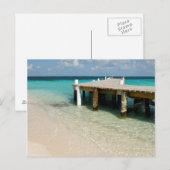 Belize, Karibik, Goff Caye. Eine kleine Insel Postkarte (Vorne/Hinten)