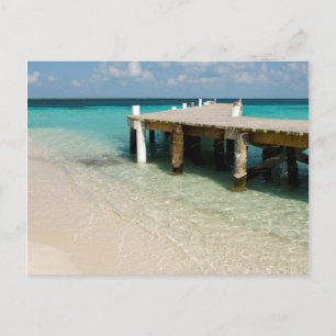 Belize, Karibik, Goff Caye. Eine kleine Insel Postkarte