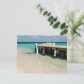 Belize, Karibik, Goff Caye. Eine kleine Insel Postkarte (Stehend Vorderseite)