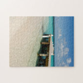 Belize, Karibik, Goff Caye. Eine kleine Insel Puzzle (Horizontal)