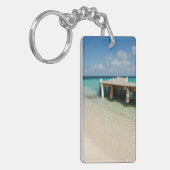 Belize, Karibik, Goff Caye. Eine kleine Insel Schlüsselanhänger (Vorderseite links)