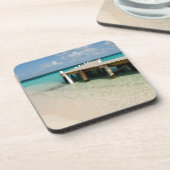 Belize, Karibik, Goff Caye. Eine kleine Insel Untersetzer (Linke Seite)