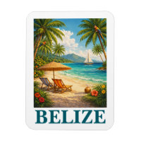 Belize Karibik Tropisch Vintage Reise