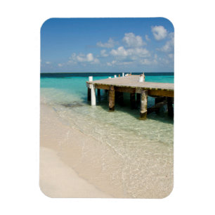 Belize, Karibisches Meer, Goff Caye. Eine kleine I Magnet