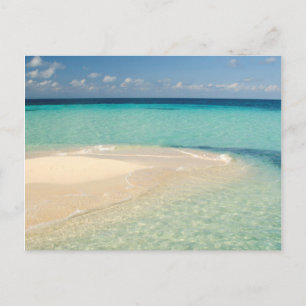 Belize, Karibisches Meer. Goff Caye, eine kleine I Postkarte