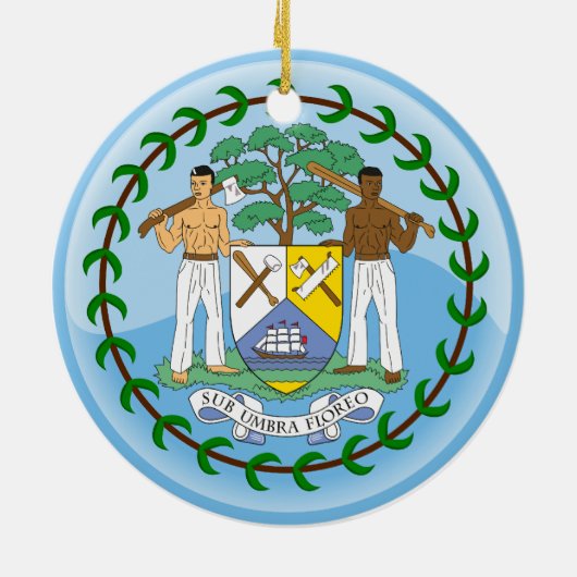 BELIZE KERAMIK ORNAMENT (Hinten)