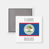 Belize Magnet (Vorderseite/Rückseite)