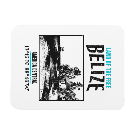 Belize Magnet (Horizontal)