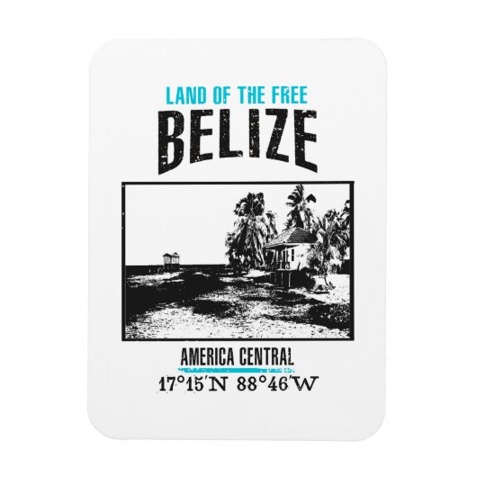 Belize Magnet (Vertikal)