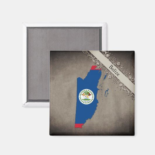 Belize Magnet (Vorderseite/Rückseite)