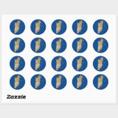 Belize Map Sticker (Blatt)