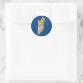 Belize Map Sticker (Tasche)
