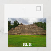 Belize Mayan Ruins Caracol Travel Foto Postkarte (Vorne/Hinten)