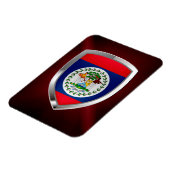 Belize Mettalic Emblem Magnet (Linke Seite)