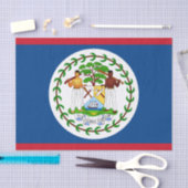 Belize Mode Dekor, Belize Flagge Tissue-Papier Seidenpapier (Handwerk)