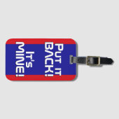 Belize National Flag Funny Patriotic Gepäckanhänger (Vorderseite (Horizontal))