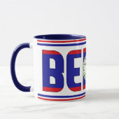 Belize National Flag Patriotic Kaffee Tasse (Links)