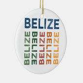 Belize Niedlich farbenfroh Keramik Ornament (Rechts)