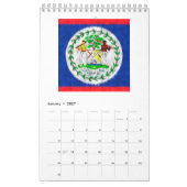 Belize Ölgemälde Zeichnend Kalender (Jan 2027)