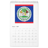 Belize Ölgemälde Zeichnend Kalender (Mär 2027)