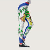 Belize Ölgemälde Zeichnend Leggings (Rechts)