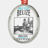 Belize Ornament Aus Metall (Links)