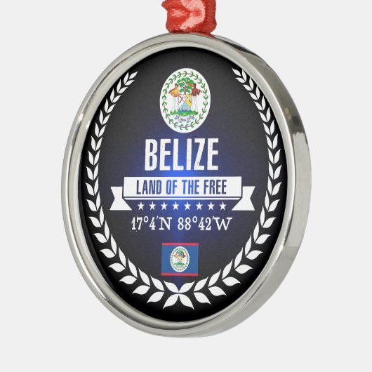 Belize Ornament Aus Metall (Links)