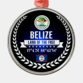 Belize Ornament Aus Metall (Vorne)