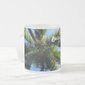 Belize-Palmen Mattglastasse (Vorderseite Links)