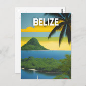 Belize Postkarte (Vorne/Hinten)