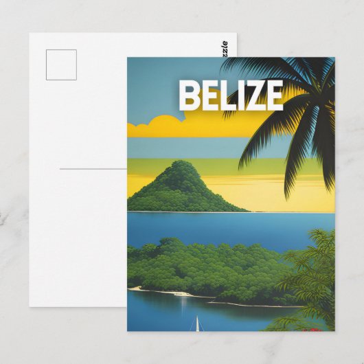 Belize Postkarte (Vorne/Hinten)