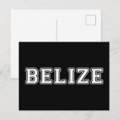 Belize Postkarte (Vorne/Hinten)