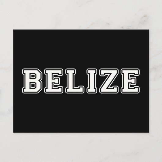 Belize Postkarte (Vorderseite)
