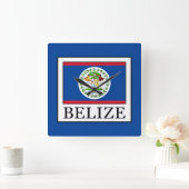 Belize Quadratische Wanduhr (Zuhause)