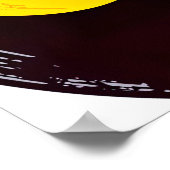 Belize Retro Vintage Travel Poster (Ecke)