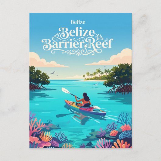 Belize-Riff Postkarte (Vorderseite)