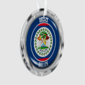Belize Round Emblem Ornament (Vorderseite)