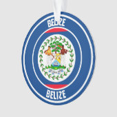 Belize RundEmblem Ornament (Vorderseite)