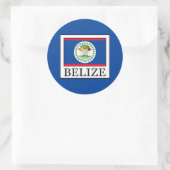 Belize Runder Aufkleber (Tasche)
